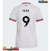 Camisa de Futebol Liverpool Alexander Isak #9 Equipamento Secundário Mulheres 2026-27 Manga Curta